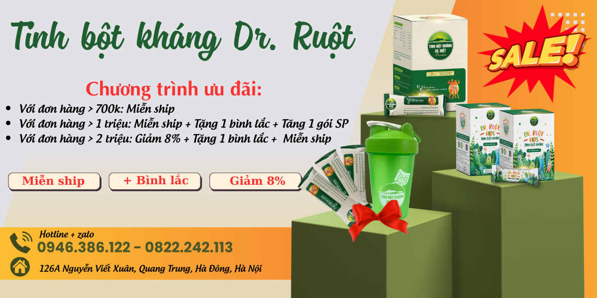 Banner trang chủ tinh bột kháng tự nhiên dr ruột